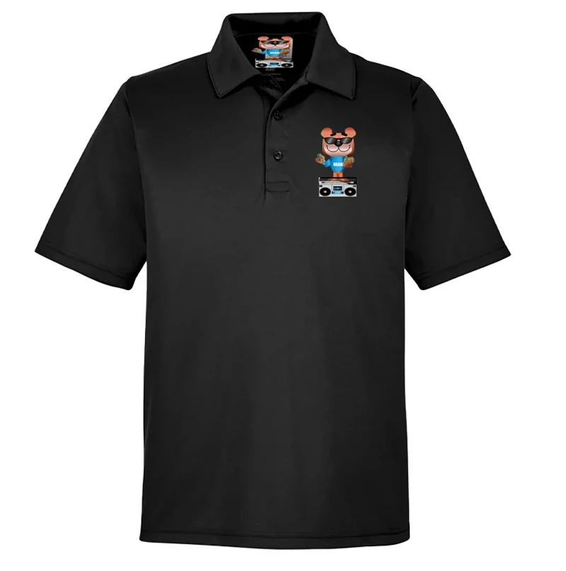 Bear Black Polo-Shirt